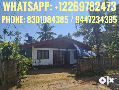 6 cent plot with house for sale @ kaipamangalam
