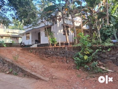 9 cent land, house, located near velliparamba town