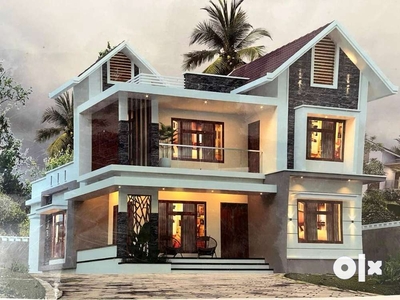 Beautiful 6.250 cent land , 4bhk New villa , Thrissur