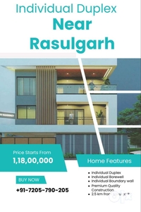 Duplex For Sale Just 2.5 km far from Rasulgarh Square