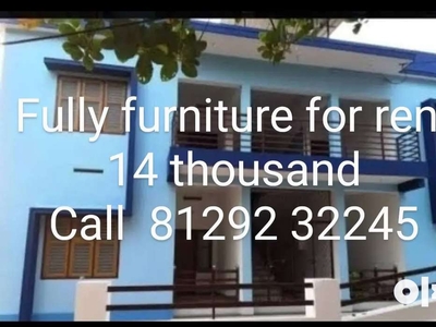 Fully furnished flat for rent near just 2 km mims hospital Kannur