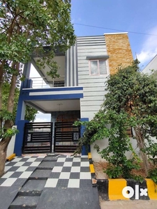 1400Sft East Facing 3bhk G+1 House for Sale in Gated Community