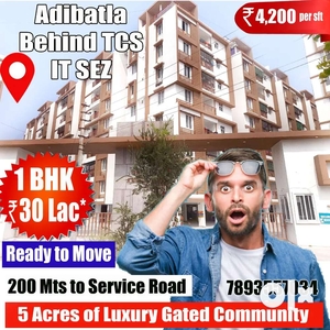 Ready to move 1 bhk flats for sale behind TCS Adibatla n beside to ORR