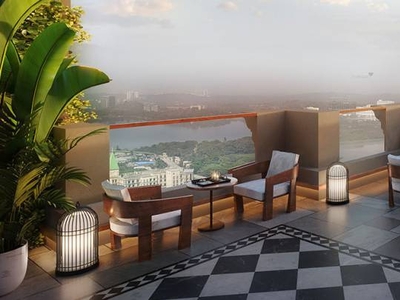 1092 sq ft 3 BHK Under Construction property Apartment for sale at Rs 4.00 crore in Lodha Bellagio in Powai, Mumbai