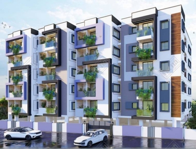 1116 sq ft 2 BHK Under Construction property Apartment for sale at Rs 46.87 lacs in K And T Sai Pearl Apartment in Electronic City Phase 1, Bangalore