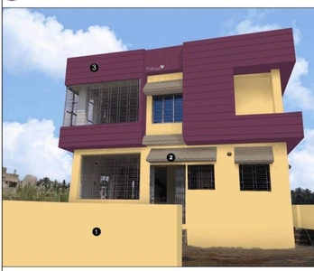 1800 sq ft 3 BHK 3T South facing Villa for sale at Rs 45.00 lacs in Suchandra Madhuban Housing in Amtala, Kolkata
