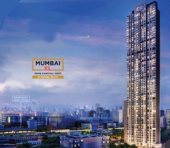 620 sq ft 2 BHK Apartment for sale at Rs 1.55 crore in Ruparel Mumbai XL in Kandivali West, Mumbai