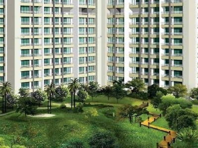 621 sq ft 2 BHK Apartment for sale at Rs 66.00 lacs in Gajra Bhoomi Lawns Phase II in Shil Phata, Mumbai