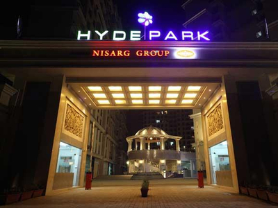 1100 sq ft 2 BHK 2T Apartment for rent in Nisarg Hyde Park at Kharghar, Mumbai by Agent KRealtors