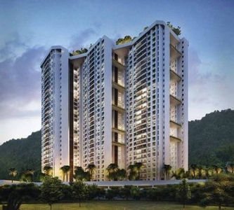 2350 sq ft 4 BHK 3T West facing Apartment for sale at Rs 3.10 crore in T Bhimjyani The Verraton 7th floor in Thane West, Mumbai