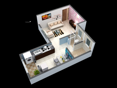 300 sq ft 1RK 1T Apartment for sale at Rs 20.00 lacs in Project in Andheri East, Mumbai