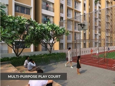 416 sq ft 1 BHK Under Construction property Apartment for sale at Rs 41.41 lacs in Agarwal Skyrise in Virar, Mumbai