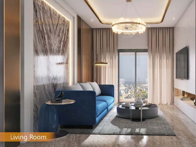 465 sq ft 1 BHK Apartment for sale at Rs 97.65 lacs in Rockline The Meridian Towers in Ghatkopar West, Mumbai