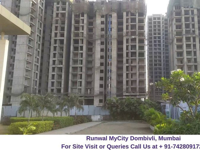 568 sq ft 2 BHK 2T Apartment for sale at Rs 70.00 lacs in Runwal My City Phase II Cluster 05 Part II in Dombivali, Mumbai