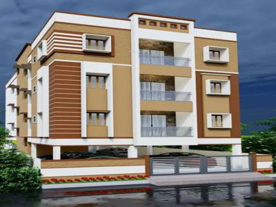 1293 sq ft 3 BHK Completed property Apartment for sale at Rs 74.99 lacs in Vishnu Mithun Janani Flats in Medavakkam, Chennai