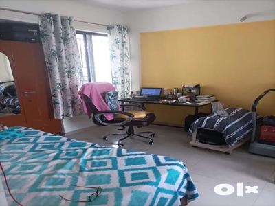 1 BHK semi furnished in ravet dy Patil College available