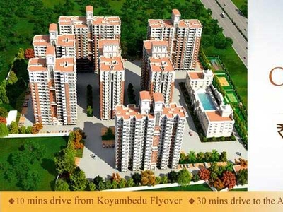 2 BHK Residential Apartment 1093 Sq.ft. for Sale in Poonamale High Road, Chennai