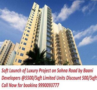 2 BHK Residential Apartment 1200 Sq.ft. for Sale in Sohna Road, Gurgaon