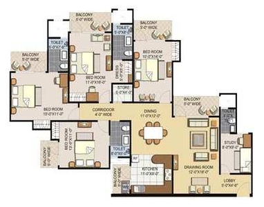 2 BHK Apartment 2380 Sq.ft. for Sale in
