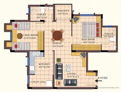 2 BHK Apartment 540 Sq.ft. for Sale in