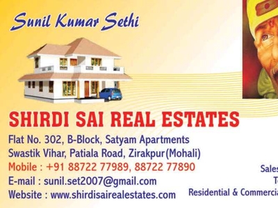 Residential Plot 280 Sq. Yards for Sale in Badal Colony, Zirakpur