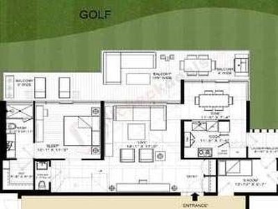 3 BHK Apartment 1536 Sq.ft. for Sale in