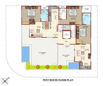 Penthouse 840 Sq.ft. for Sale in Tonk Road, Jaipur