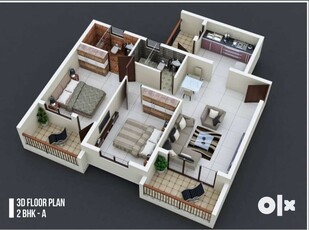 SPECIOUS 2 BHK FLAT FOR SALE