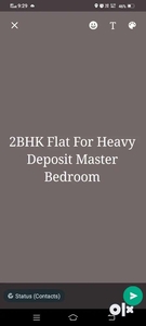 2BHK Flat For Heavy Deposit Master Bedroom