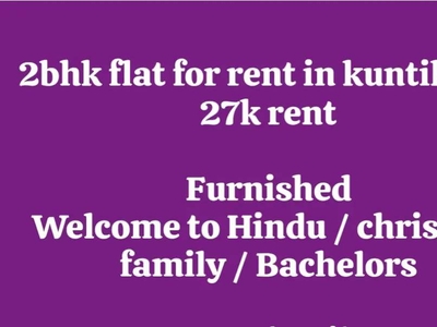 2bhk flat for rent in mangalore