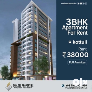 3 Bhk fully furnished Apartment For Rent At kottuli