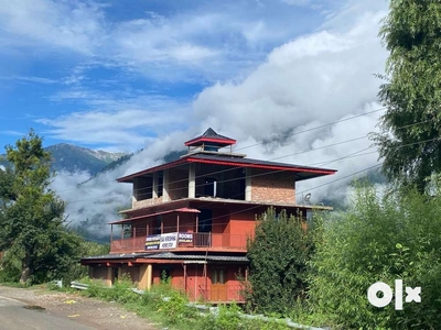Bunglow and shop space for rent in Naggar