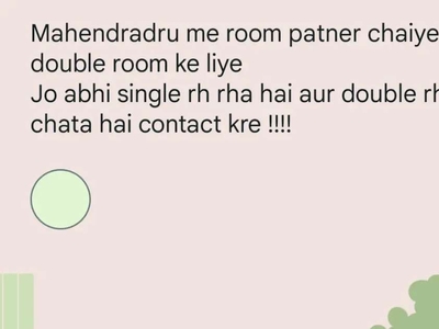 Jo bhi double room me rhna chata hh wo bhi mahendru me contact kre