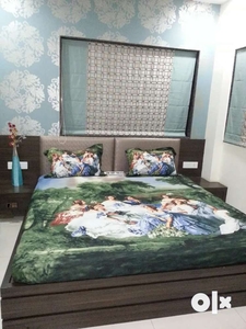 Rent flat 3BHK- Fully furnished in Barsana Enclave
