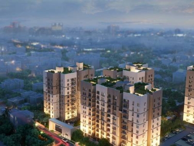 1010 sq ft 2 BHK 2T Apartment for sale at Rs 85.00 lacs in Srijan Natura in New Alipore, Kolkata