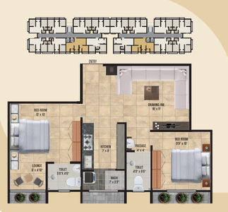 2BHK Apartment for Sale