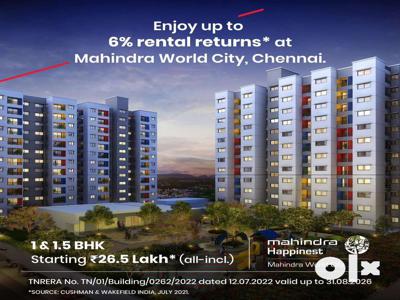 1 bhk in mahindra world city
