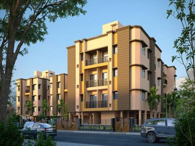 522 sq ft 1 BHK Launch property Apartment for sale at Rs 18.79 lacs in Eden Tolly Court in Kabardanga, Kolkata
