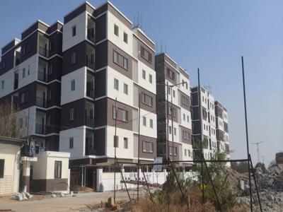 940 sq ft 2 BHK 2T West facing Completed property Apartment for sale at Rs 36.99 lacs in Project in Kardhanur, Hyderabad