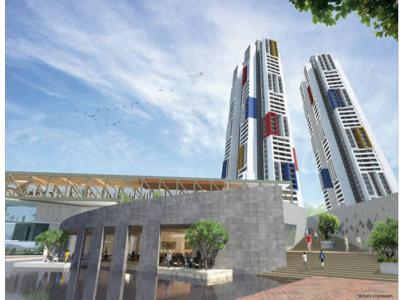 1117 sq ft 3 BHK Under Construction property Apartment for sale at Rs 1.90 crore in Adhiraj Samyama Tower 1C in Kharghar, Mumbai