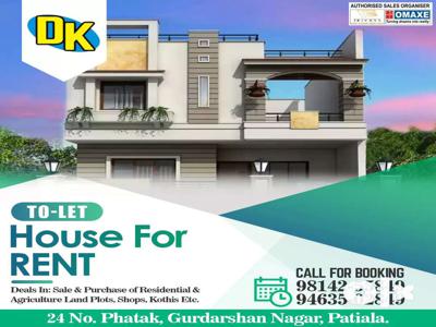 Flat for rent In Patiala near new bus stand 250000 to450000