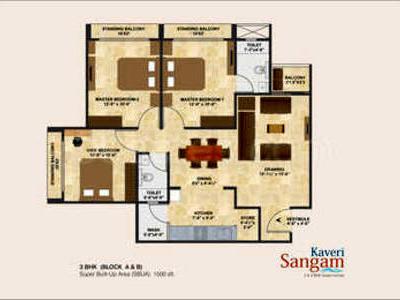 3 BHK Flat / Apartment For SALE 5 mins from Thaltej Road