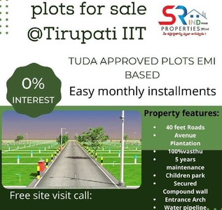 Residential Plot 113 Sq. Yards for Sale in Yerpadu, Chittoor