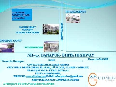 1200 Sq.ft. Residential Plot for Sale in Danapur, Patna