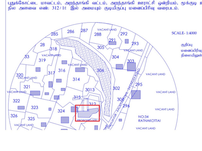 Commercial Land 170 Cent for Sale in Aranthangi, Pudukkottai