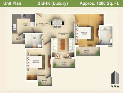 2 BHK Residential Apartment 1000 Sq.ft. for Sale in Alwar Bypass Road, Bhiwadi