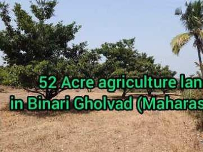 Agricultural Land 52 Acre for Sale in Gholvad, Palghar