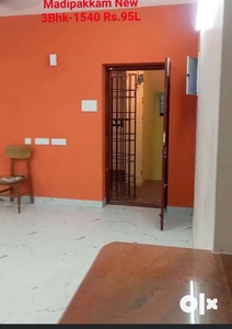3 BHK new flat never occupied for sale