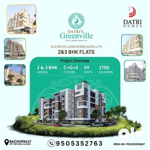 Brand New Flats for Sale @Bachupally