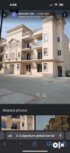 It is the top floor which also includes the roof top rights in gated